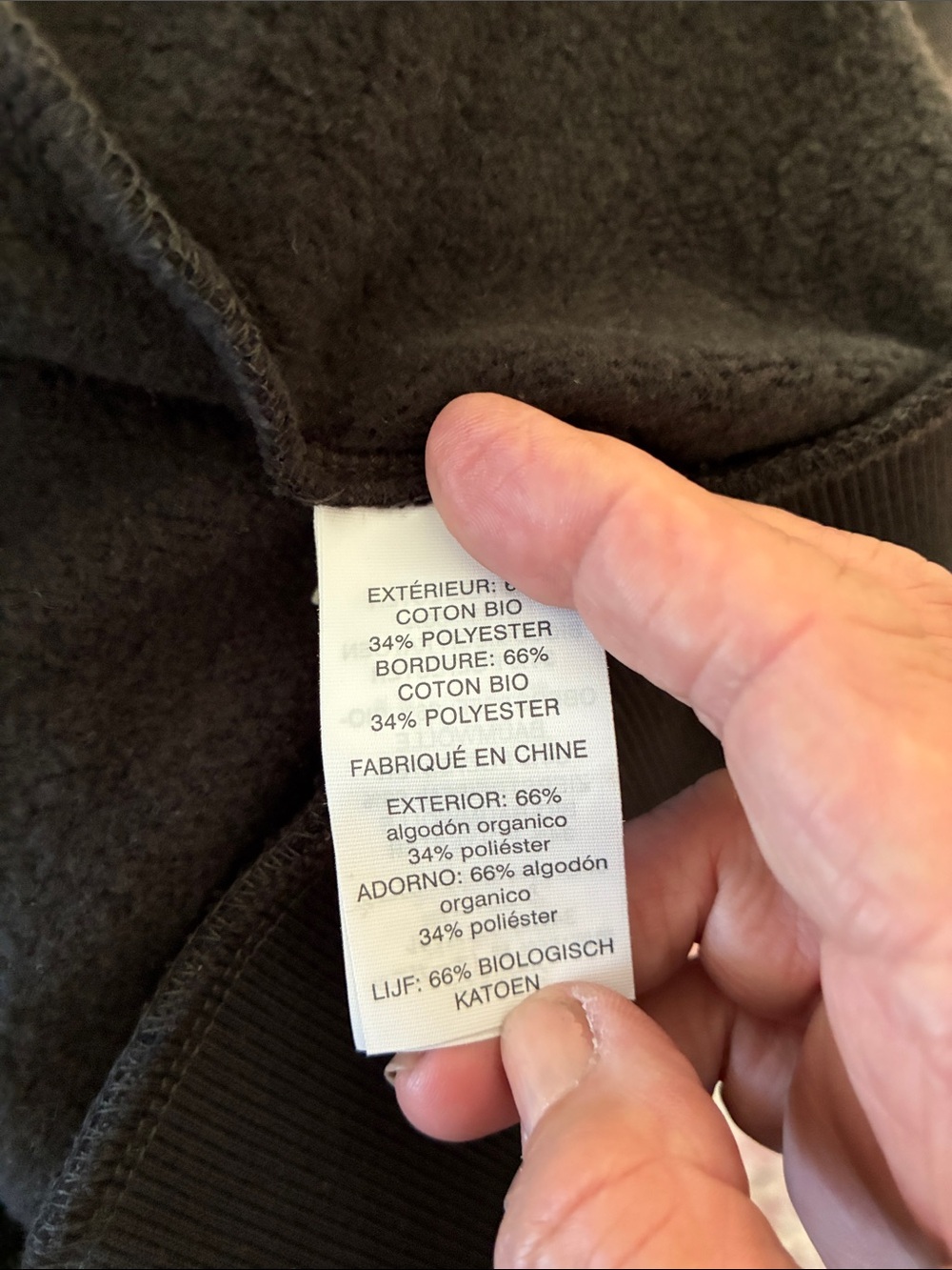 New Vuori Restore Hoodie Full Zip Washed Black - Picture 5 of 7